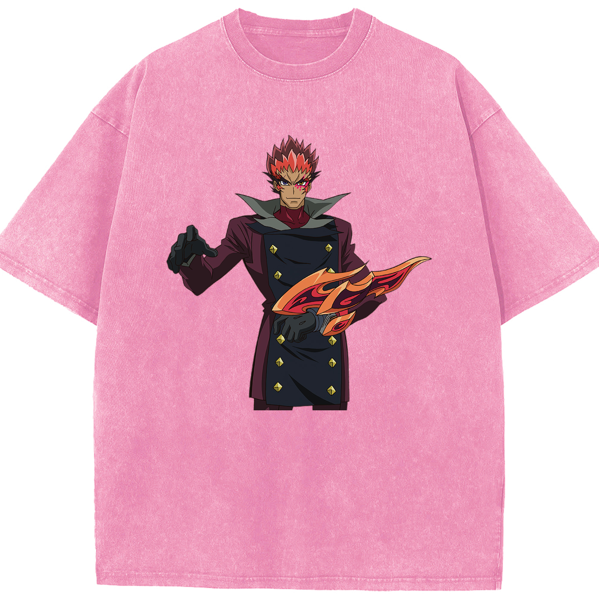 （画像用） 遊☆戯☆王 Yu-Gi-Oh! 綿100% ヴィンテージ風 半袖Tシャツ（フロントプリント）